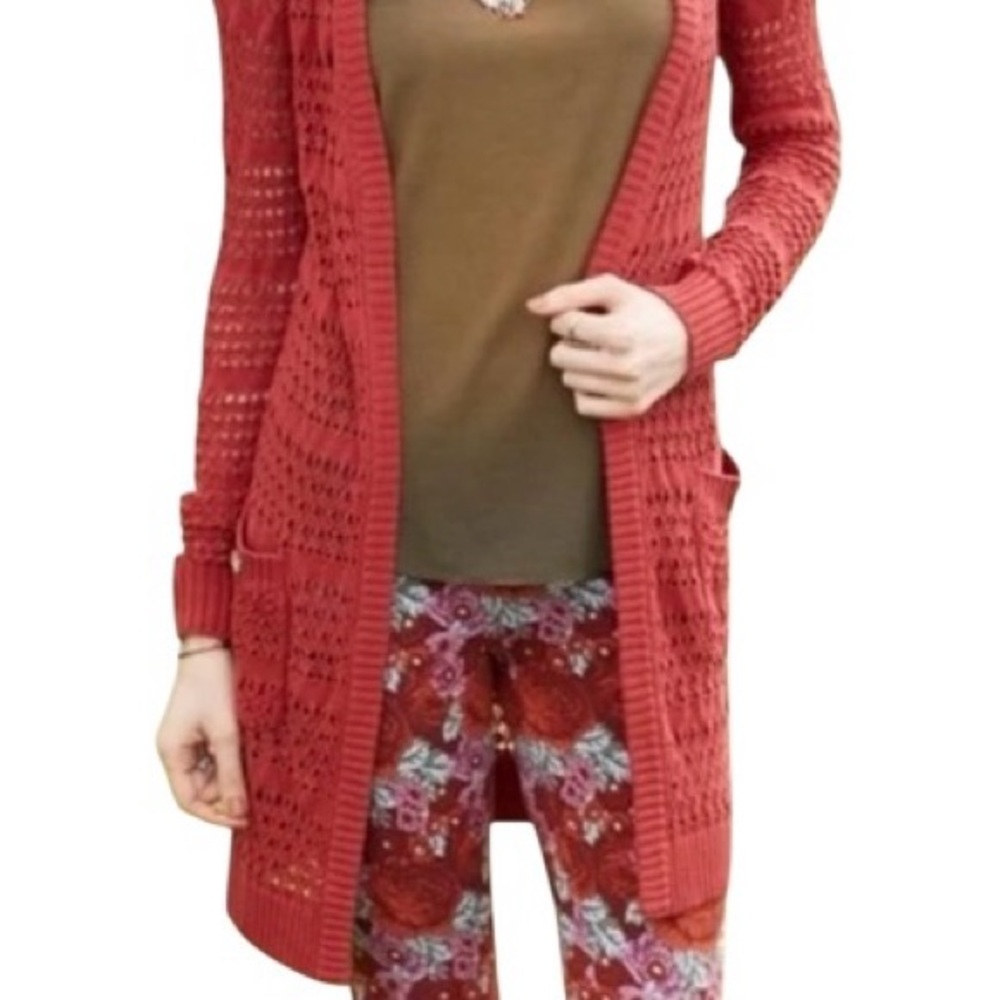 Matilda Jane Secret Fields Henna Crochet Cardigan